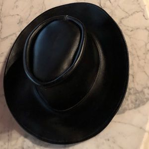 VINTAGE MENS XL LEATHER HAT